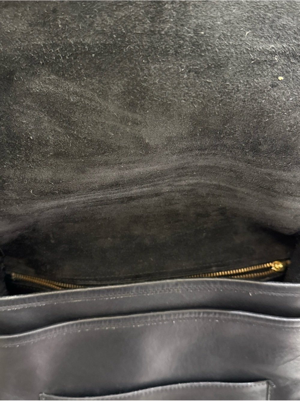 Coach Black Leather Crossbody Bag with Gold Hardware - Picture 7 of 16